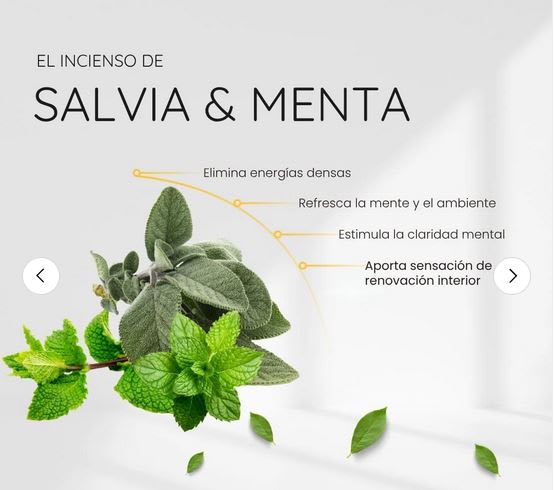 Incienso Ayurveda Salvia y Menta3