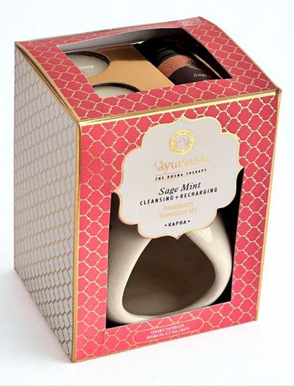 Set Difusor de Cerámica Ayurveda Salvia y Menta1