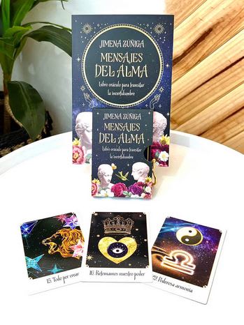 Libro oráculo para transitar la incertidumbre. Libro + 36 cartas.2