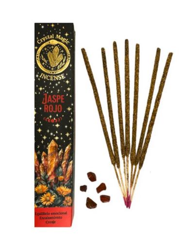 Incienso Vainilla con Piedras de Jaspe Rojo2