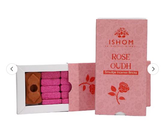 Ladrillos de Incienso Oudh Rosa2