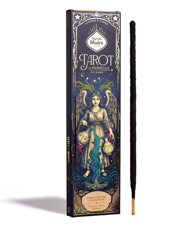 Sahumerio Tarot De Marsella Pimienta Rosa - Olibano1