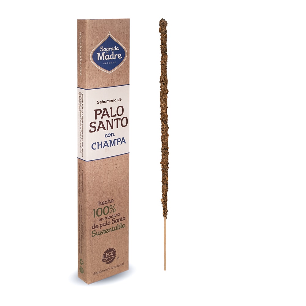 Sahumerio Palo Santo con Champa - Sagrada Madre1