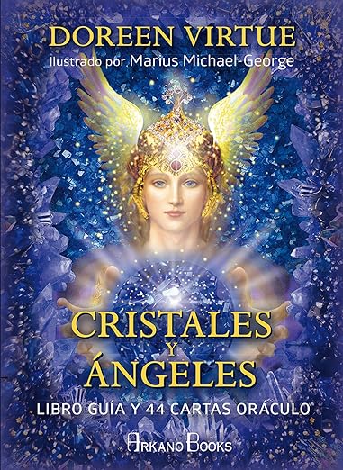 Cristales y ángeles: Libro guía y 44 cartas oráculo1