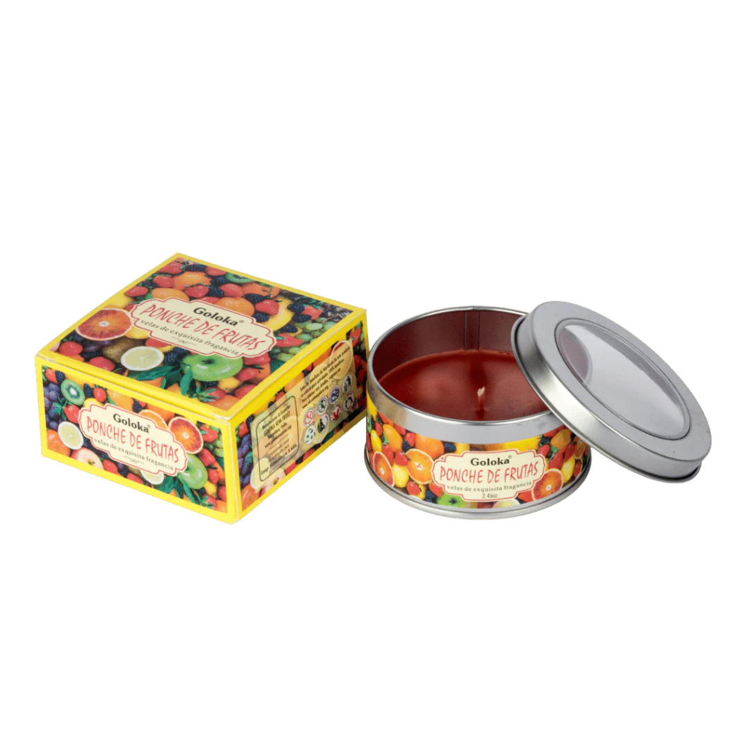 Vela Aromática Ponche de Frutas - Goloka Lata1