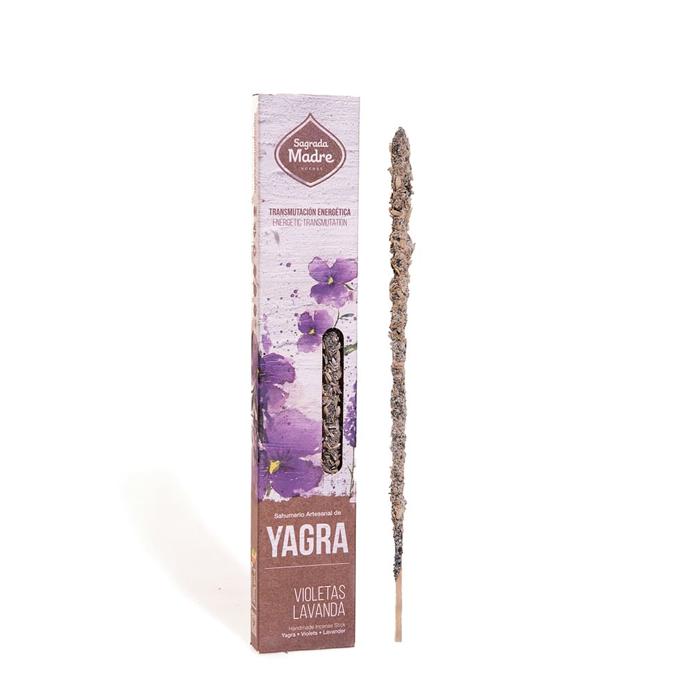 Sahumerio Yagra Violetas y Lavandas- Sagrada Madre1