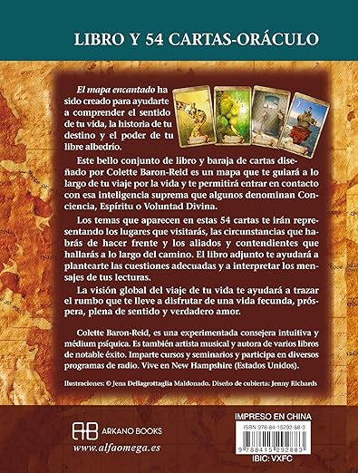 El mapa encantado: Libro guía y 54 cartas-oráculo2