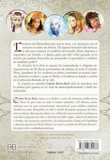 El poder de la diosa: Libro y 52 cartas oráculo Tapa dura2