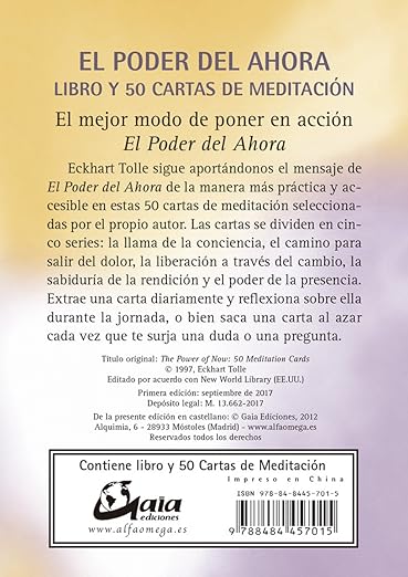 El Poder del Ahora: 50 cartas de meditación2