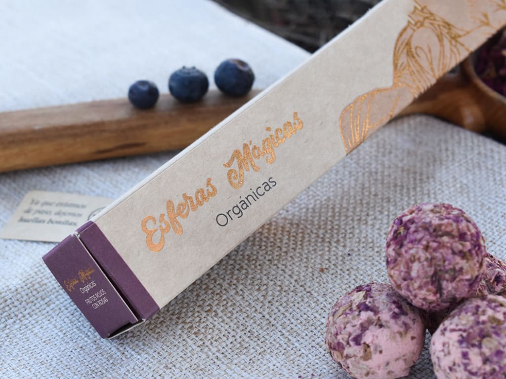 Sahumerio Esfera Organica Frutos Rojos - Aromanza1