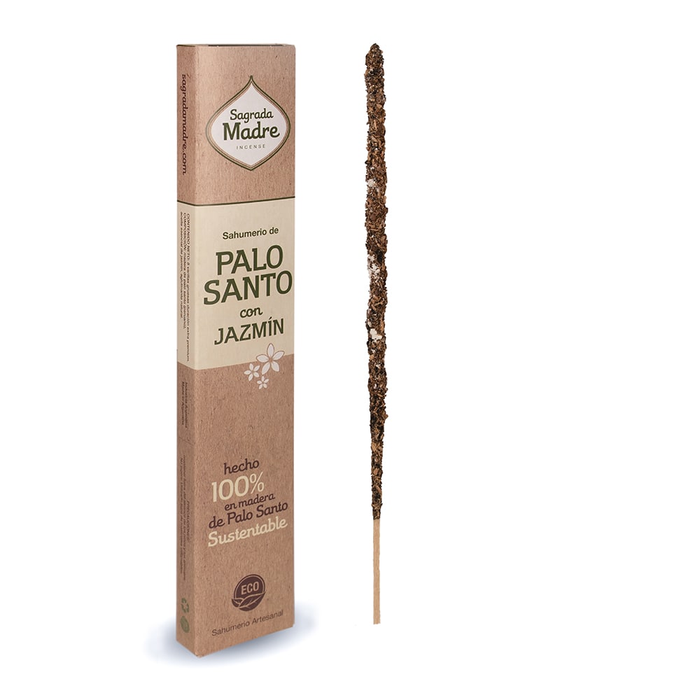 Sahumerio Palo Santo con Jazmín - Sagrada Madre1