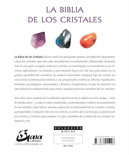 La biblia de los cristales: Guía definitiva de los cristales - Características de más de 200 cristales2