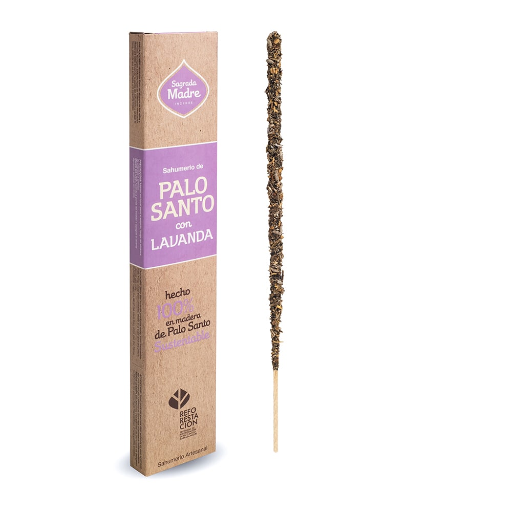 Sahumerio Palo Santo con Lavanda - Sagrada Madre1