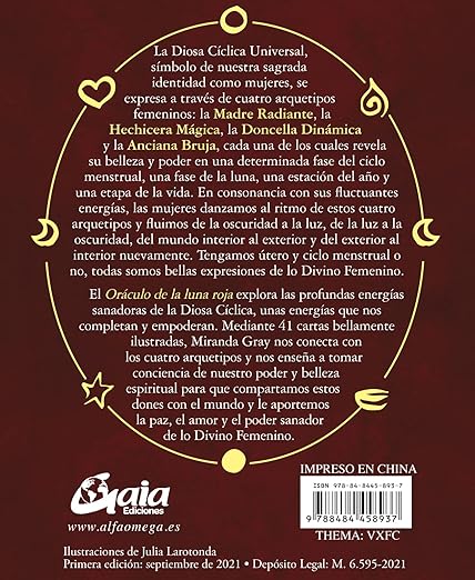 Oráculo de la Luna Roja: Mensajes de lo sagrado femenino que hay en ti2