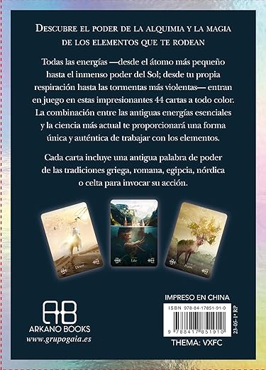 Oráculo de los elementos: Libro y 44 cartas2