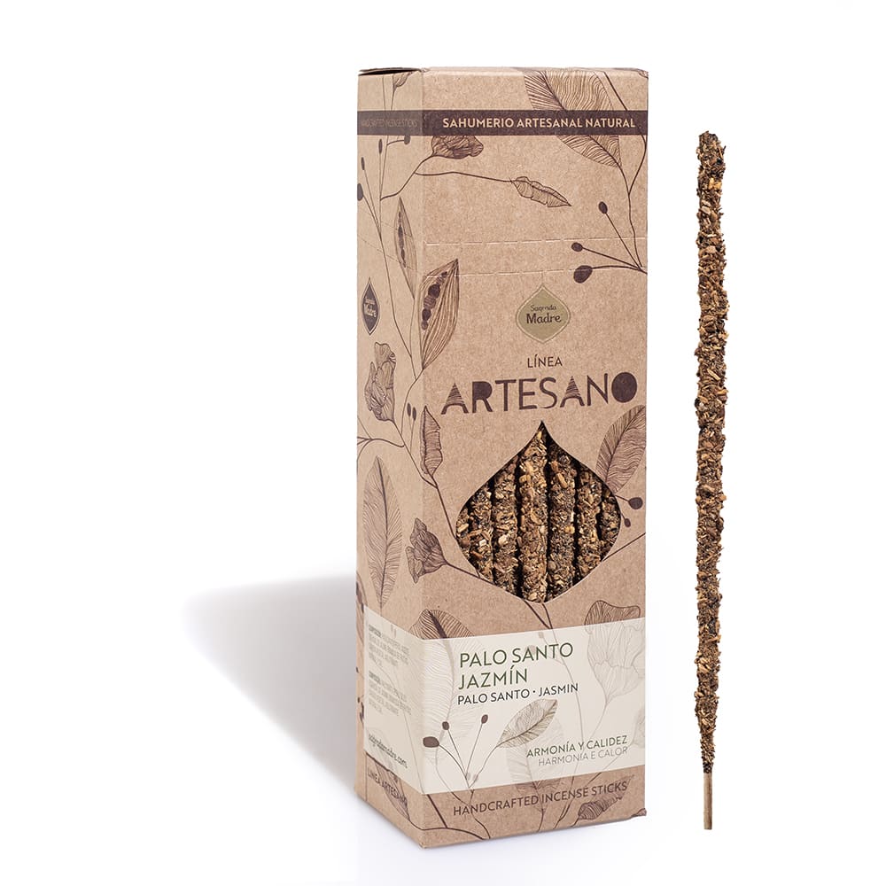 Sahumerio Artesano Palo Santo Jazmin - Sagrada Madre1