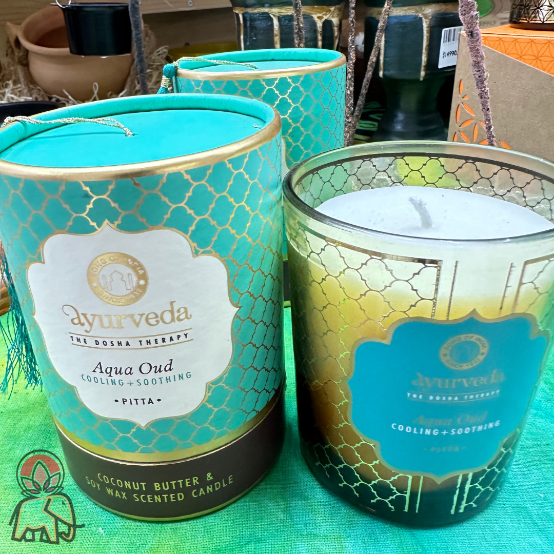 Vela Aromática Ayurveda Aguamarina - Song of India1