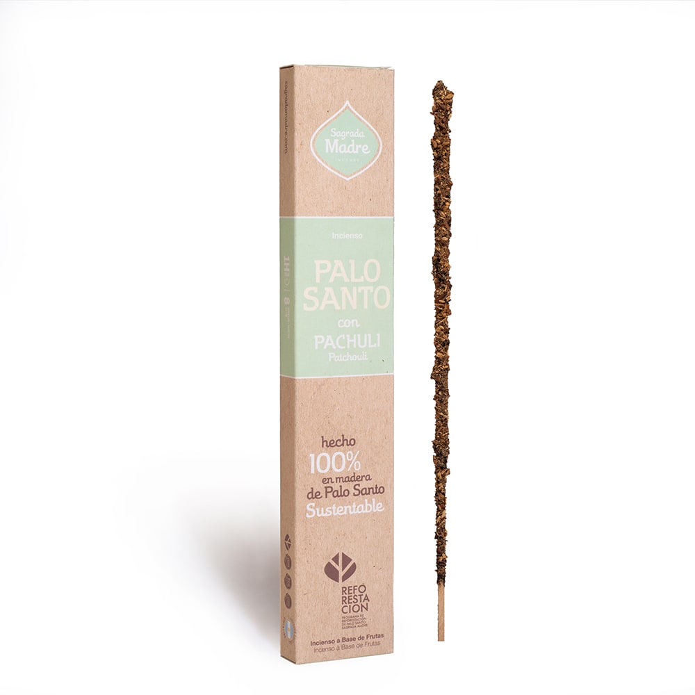 Sahumerio Palo Santo con Pachouli - Sagrada Madre1