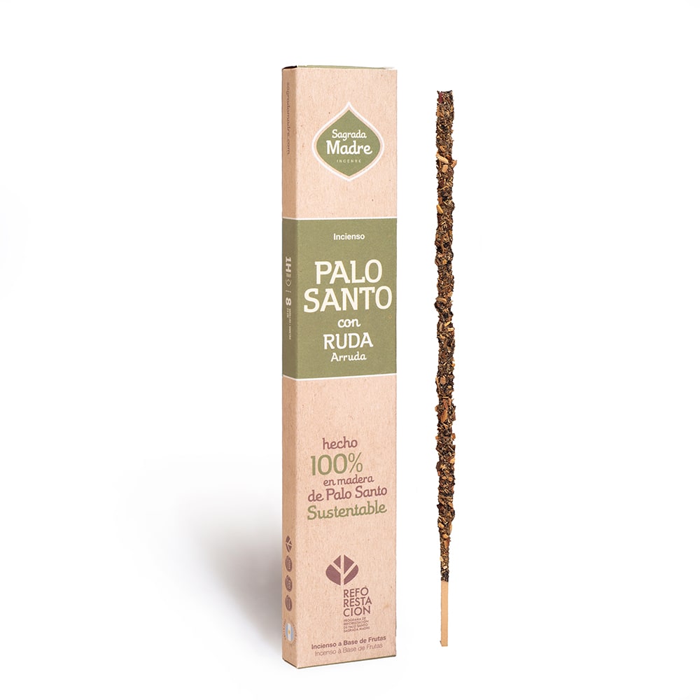 Sahumerio Palo Santo con Ruda - Sagrada Madre1