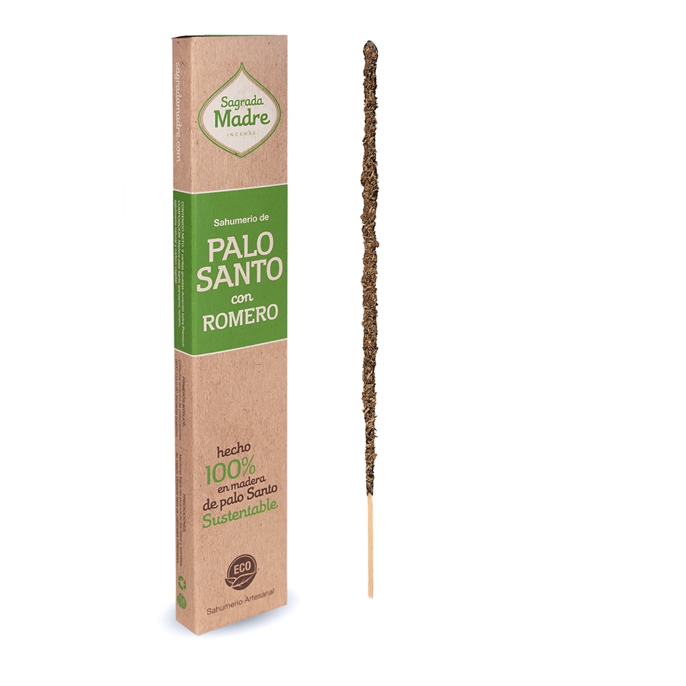 Sahumerio Palo Santo con Romero - Sagrada Madre1