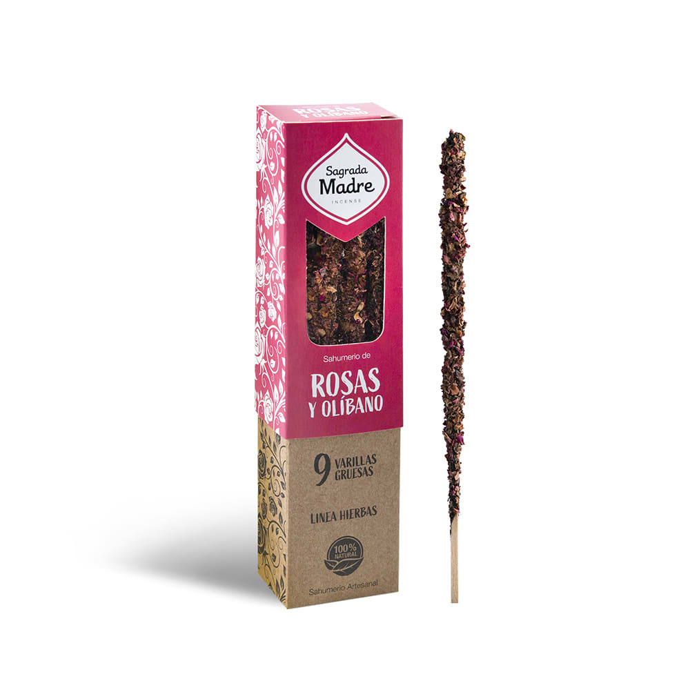 Sahumerio Olíbano & Rosas - Sagrada Madre1
