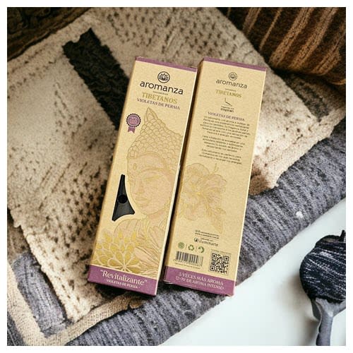 Sahumerio Tibetano Violetas De Persia - Aromanza1