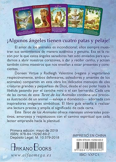 Tarot de los Animales. Libro y 78 Cartas - Doreen Virtue (Author)2