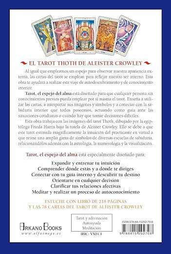 Tarot Thoth el Espejo del Alma  de Aleister Crowley  (libro + cartas)2