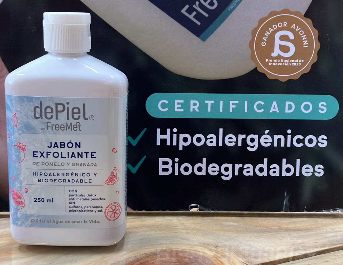 JABÓN EXFOLIANTE 250 mL De Pomelo y Granada1