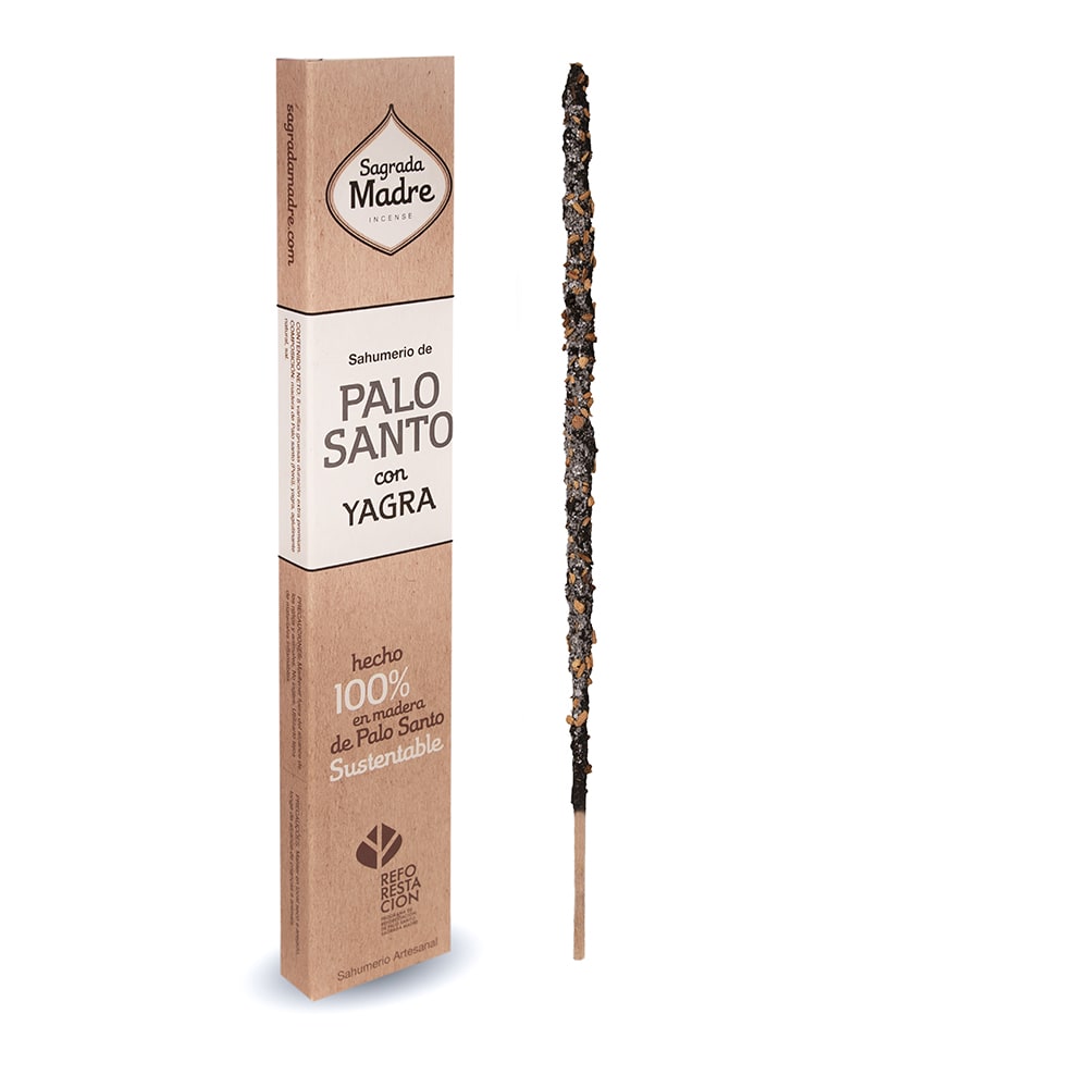 Sahumerio Palo Santo con Yagra - Sagrada Madre1