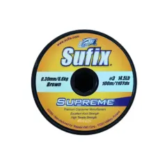 LINEA MONOFILAMENTO SUFIX 0.25MM CAFE