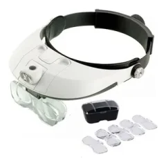 LUPA LENTE BLANCO CON LUZ 9892B2