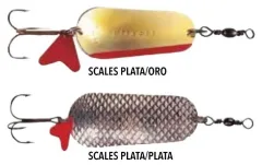 CUCHARA DAM Scales 45g/80mm Plata/Plata #5020045