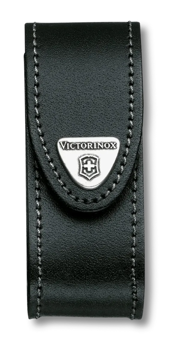 ESTUCHE DE CUERO VICTORINOX LEDERETUL BLACK CORTA 4.0520.31