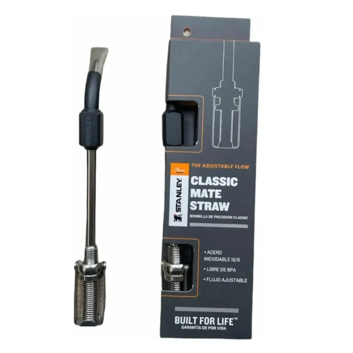 MATE STANLEY CLASSIC MATE STRAW NEGRA1