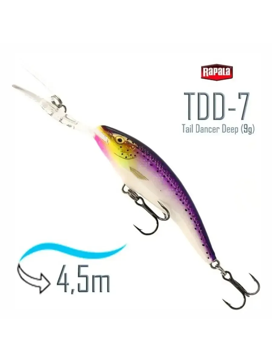 RAPALA DEEP TAIL DANCER 7 CM PD1