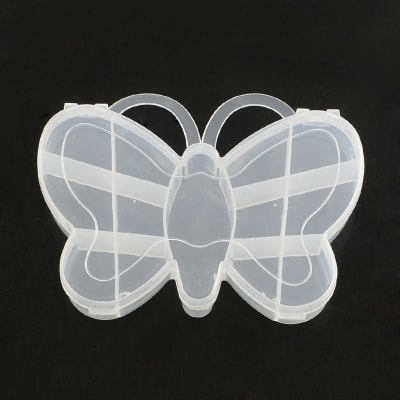 Caja organizadora mariposa con divisiones no extraíbles / unidad