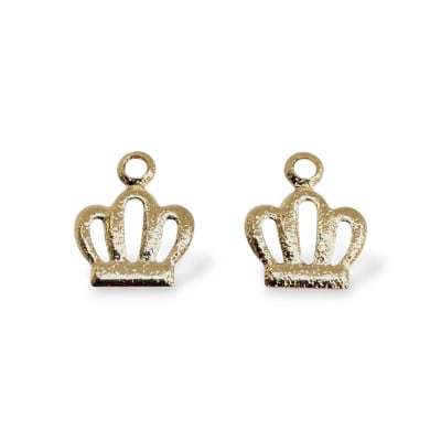 Mini dije corona diamantada 8 mm gold-filled / unidad