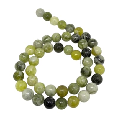 Sarta abalorios cuentas piedra serpentina / tira