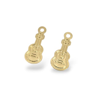 Dije colgante cuatro venezuela 5x8 mm gold-filled / unidad