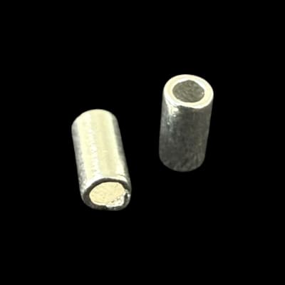 Separador tubular tubo 4 mm baño de plata / gramo