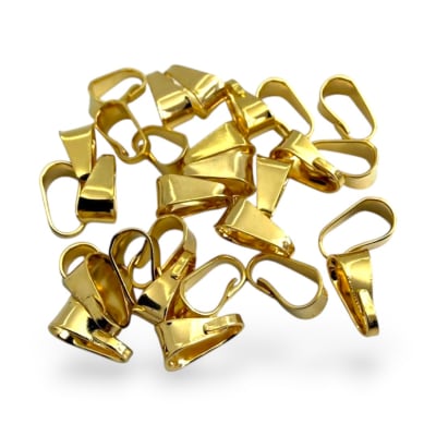 Porta dije valier 10 mm baño de oro / gramo