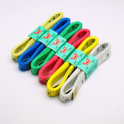 Huincha de medir cinta métrica de plástico flexible / unidad