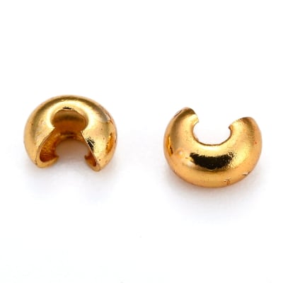 Grapas tipo C 4.5 mm baño de oro 18k / gramo