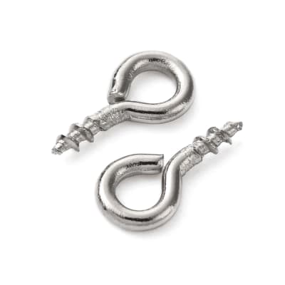 Cáncamos clavija Acero plateado / 50 uds