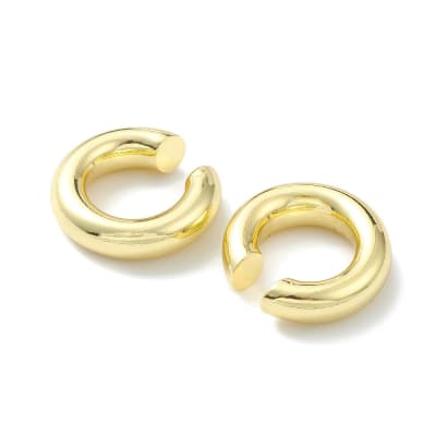 Ear cuff solitarios elegante liso grueso chunky 28 mm / unidad