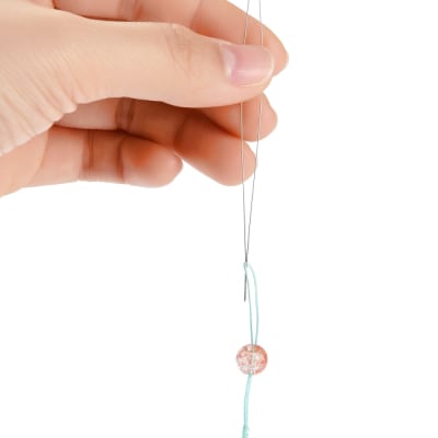 Aguja Tejer Cuentas Miyuki Mostacilla Big Eye Beading Needle / unidad