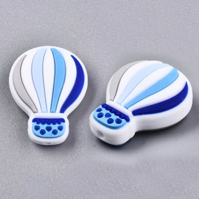 Mordedor silicona globo aerostático bebé portachupete / unidad