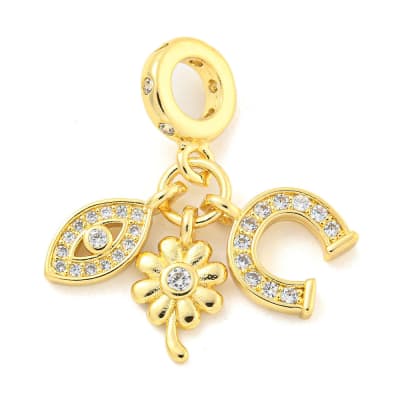 Colgante europeo charm protección herradura ojo turco / unidad