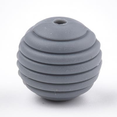 Mordedor silicona redondo bebé portachupete / unidad